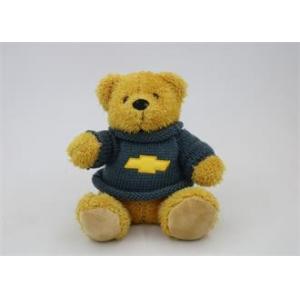 China Stuffed Plush Teddy Bear Toys bear with knitting shirt promotion bear with logo supplier