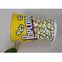 China 85oz Custom Printed Paper Cups , Paper Popcorn Boxes Containers OEM Acceptable on sale