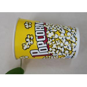 85oz Custom Printed Paper Cups , Paper Popcorn Boxes Containers OEM Acceptable