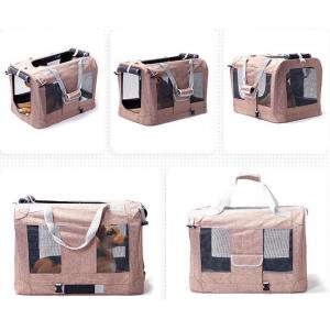 China Foldable Breathable Dog Cat Pet Carrier Bag For Travelling supplier