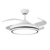 China Manufacturer 42-Inch Modern Simple LED Fan Lamp with for Bluetooth Frequency Conversion 110V-220V Wide Pressure for Living Room wholesale