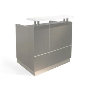 China Escritorio de piedra artificial, recepción, proceso de pintura, recepción, mostrador de pintura de horneado de venta caliente, escritorio de recepción de la empresa, cajero wholesale