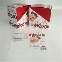 China Stiff ROX Pill Capsule Blister Card Packaging Display Box Printed Biodegradable on sale