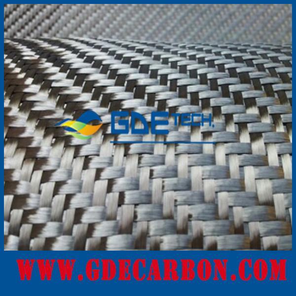 Planície/sarja da tela da fibra do carbono de GDE 3k 240g/m2 tecida na venda