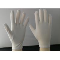 China 65% Polyester Material Cotton Knitted Gloves , Garden Work Gloves Hemming Cuff on sale