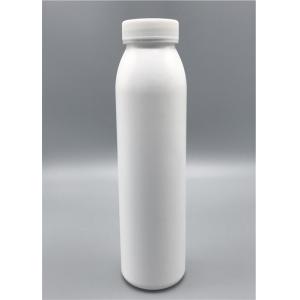 400ml HDPE Round Plastic Bottles , Capped White Plastic Pharmacy Bottles 