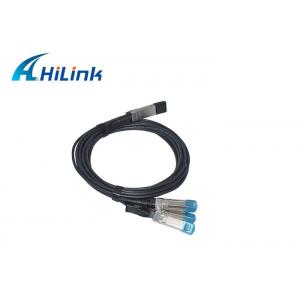 China Copper Cable WDM Optical DAC 2 Meter Direct Attach Passive 40G QSFP+ To 4X SFP+ Module supplier