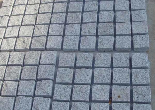 Durable Roads Granite Paving Slabs Stone Brick High Density 10 X 10 X 10cm