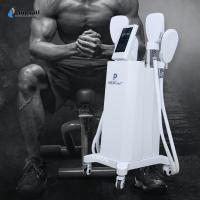 China 4 Heads Fitness Electric Ems Himet Muscle Machine With LCD Touchscreen on sale