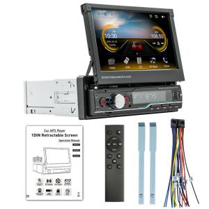 China Creatall 7インチ伸縮式オールインワンCarPlayラジオ、MP5 MP4カードスロット、BTワイヤレスハンズフリープレーヤー wholesale