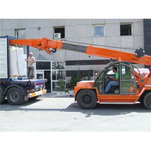 10ton crane telehandler for  marble slab loading and unloading from 20GP container