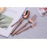 NEWTO NC021 Stainless Steel Cutlery Set Rose Gold Mirror Polish Le posate