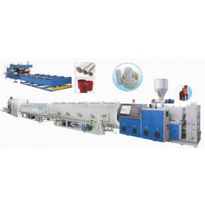 Plastic Extrusion Line Plastic Extrusion Machine , PVC Cable Protection Pipe Production Line