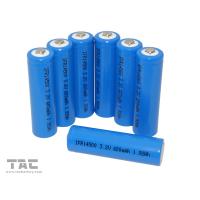 China Solar Battery IFR14500 AA 3.2V 600mAh LiFePO4 Battery For Solar light on sale