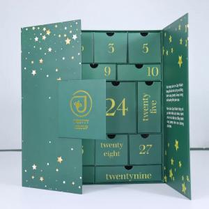 Cardboard Advent Calendar Custom Gift Packaging For Christmas Gift
