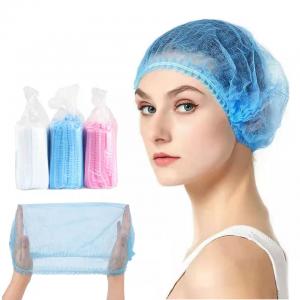 Non Woven Medical Consumables Disposable Hair Cap Beauty Bouffant Caps