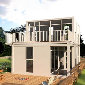 China 2 Story Container Temporary Housing Mini Prefabricated Modular Homes supplier