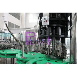 3 In 1 Glass Bottle Drinking Water Filling Plant With Full Automatic PLC Control