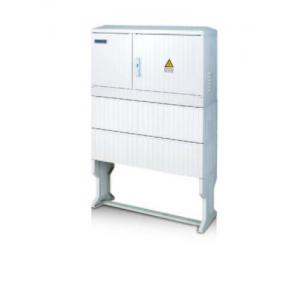 China Large Grey Electrical Fuse Panel / Ground Standing Type 30 Amp Distribution Box supplier