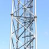 China 30m Triangular Tubular Steel Tower , Circular Microwave Communication Tower wholesale