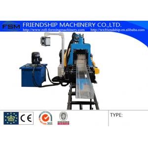 Light Type Cable Tray Roll Forming Machine Automatic Hydraulic Punching Part Small PLC Control
