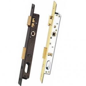 White / Brown Color Security Door Locks Security Storage Door Hardware
