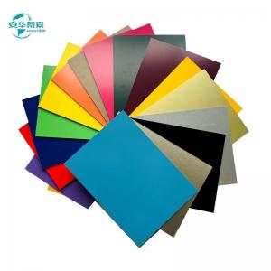 China Solid Color ACP Exterior Wall Cladding PE PVDF Coating Glossy Exterior Composite Cladding supplier