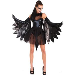 Dark Raven Swan Dance Halloween Adult Costumes Fairies For Party Christmas