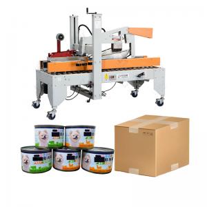 LWT Custom Dog Food Canned Packaging Line Machines Box Taping Machine Case Sealer Automatic Carton sealing machine