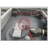 Vapor Recovery Gas Tank Semi Trailer , 10000 Gallon Oil Tank Trailer 5mm Vessel