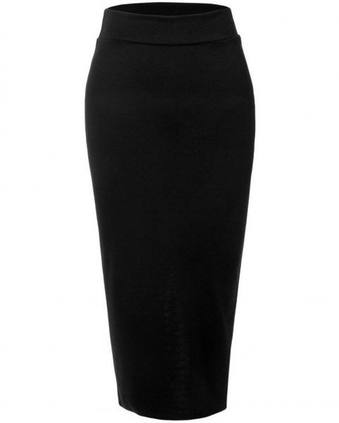 Newest Design Women Midi Bodycon Skirt High Waist Plaid Lady Offe Lady Skirt