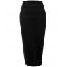 Newest Design Women Midi Bodycon Skirt High Waist Plaid Lady Offe Lady Skirt