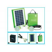 China Normal Portable Solar Panel Charger With 5w Solar PV Modules And One Battery 2 Bulbs on sale