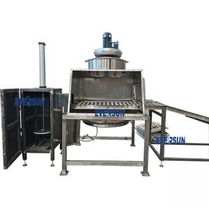 China Full Automatic Bag Dump Station With Roller Conveyor For Bulk Bags Material supplier