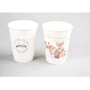 Printed Personalised Takeaway Coffee Cups , Paper Drinking Cups OEM ODM