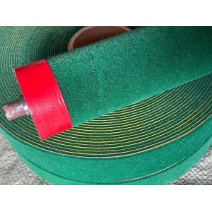China Green Velvet With Adhesive Backing Rough Surface Rapier Loom Self-Adhesive Roller supplier