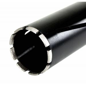 4" 102 mm Dry Diamond Core Bit For Concrete , Black Color Diamond Core Cutter