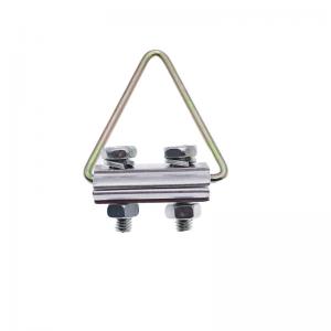 OPGW Optical Figure 8 Cable Suspension Clamp With Steel Messenger