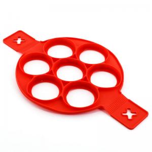 China Seven Hole 37*22*0.8cm Silicone Egg Mould Kitchen Tools Accessories supplier
