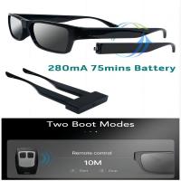 China 1080p HD Surveillance Camera Spy Video Sunglasses For Security 64G TF Card on sale
