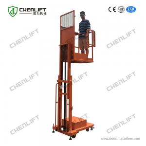 China 10FT Semi Electric Order Picker Warehouse Lifting Equipment High Efficiency supplier