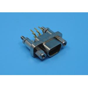 J30j Series 9 Pin Receptacle Connector Miniaturized Rectangular For Avionics / Radars