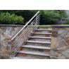 CE Stainless Steel Balustrade Systems Porch Stair Railing End Cap House Railing