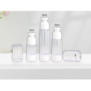 Skin Care Airless Pump Bottles 15ml 30ml 50ml Sustainable Packaging For Beauty Products