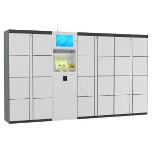 China 15 inch Touch Screen Smart Luggage Rental Luggage Lockers for Train Station / Library / Market supplier