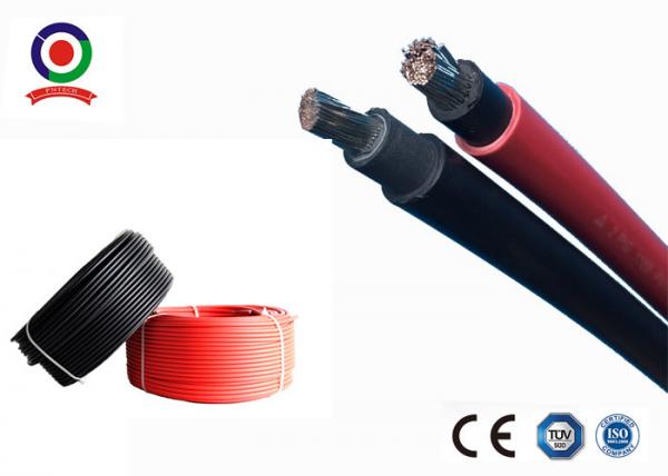 Chemicals Resistant Single Core Solar Cable , XLPE Insulation Solar DC Cable