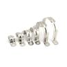 China Stainless Steel Plumbing Pipe Saddle Clip Bracket With Polish Finish wholesale