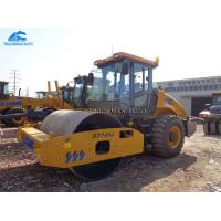 China Single Drum XCMG 14 Ton XS143J Mechanical Vibratory Roller Compactor With Pad for sale