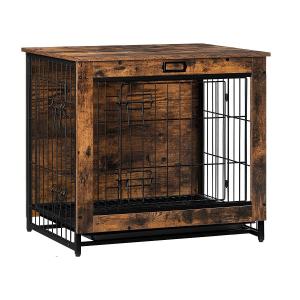 China Dog Cage,Dog Crate Furniture, Wooden Pet Furniture with Pull-Out Tray, Home and Indoor Use supplier