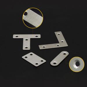 Stainless Steel One-Word Connector Table And Chair Furniture Fixing Piece
